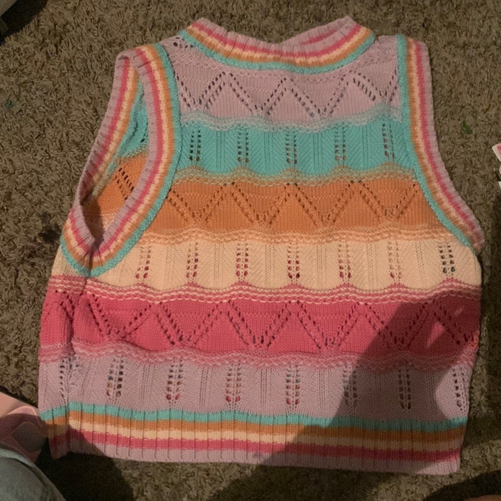 multi color vest